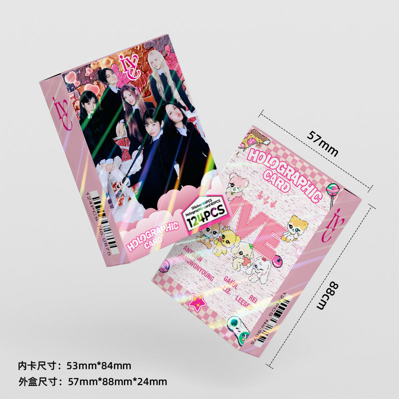 [PRE-ORDER] IVE holographic lomocards (124pcs)