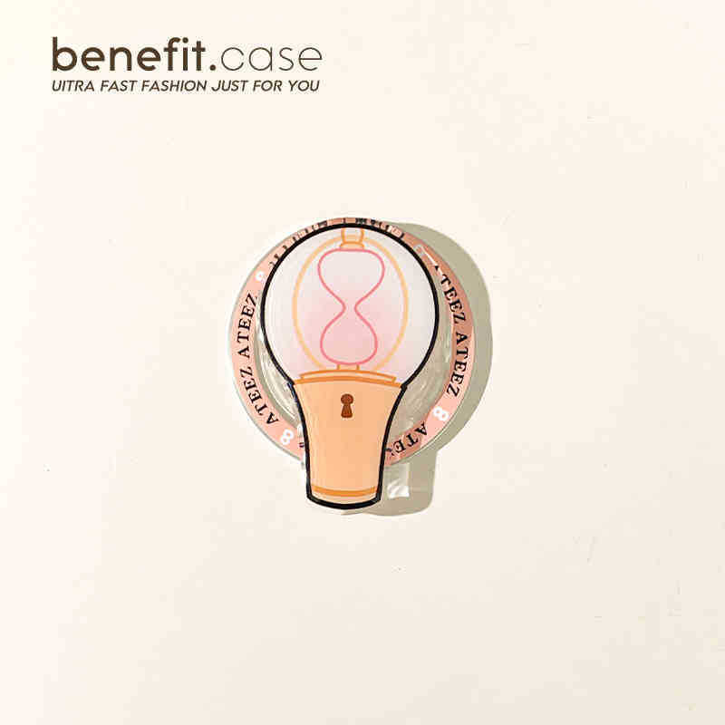 [PRE-ORDER] K-pop Groups Lightstick Acrylic Phone Grip Tok (magnetic suction bracket)