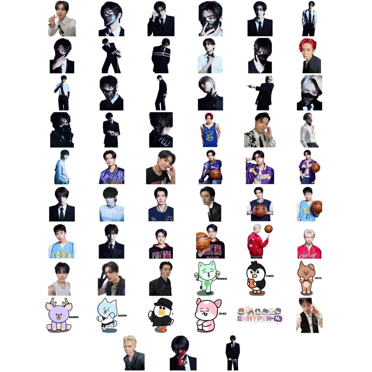 [Në Gjendje] ENHYPEN Desire: Unleash stickers (57pcs)