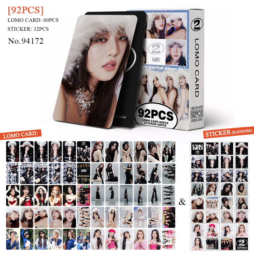 [BULK PRE-ORDER] Set of 5 ALL GIRL GROUPS Lomocard Packs (92pc)