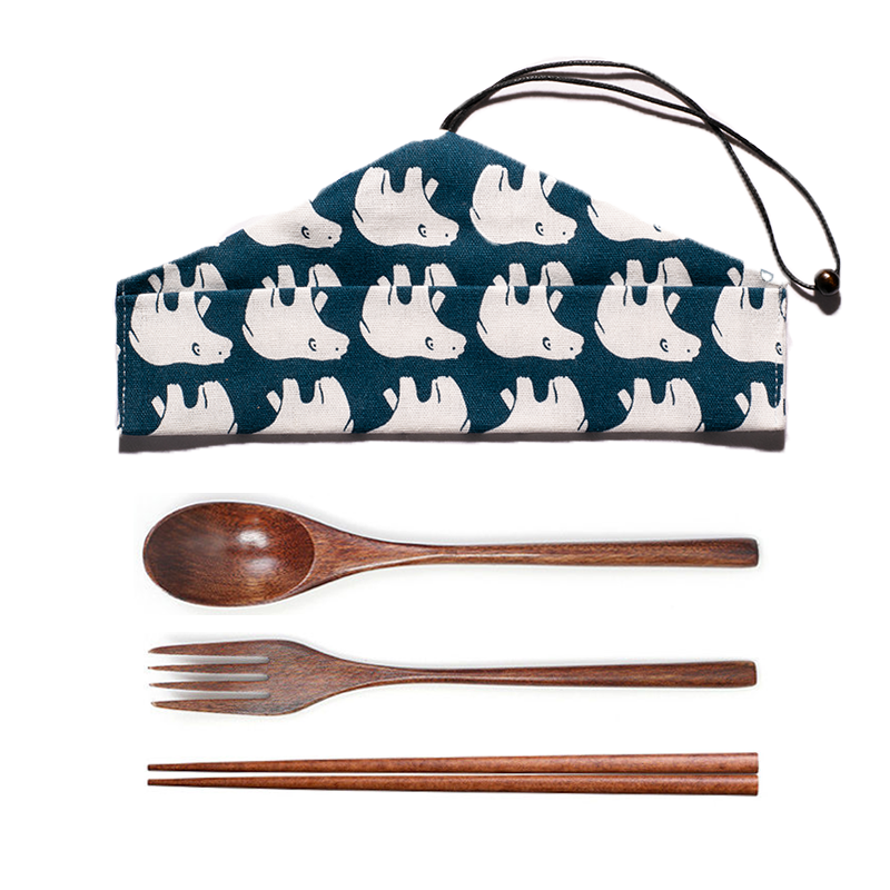 [PRE-ORDER] Asian style wooden utensils (chopsticks, spoon, fork)