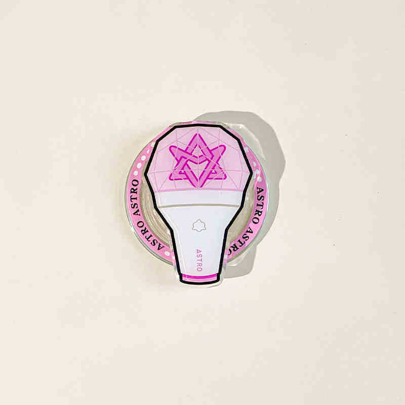 [PRE-ORDER] K-pop Groups Lightstick Acrylic Phone Grip Tok (magnetic suction bracket)