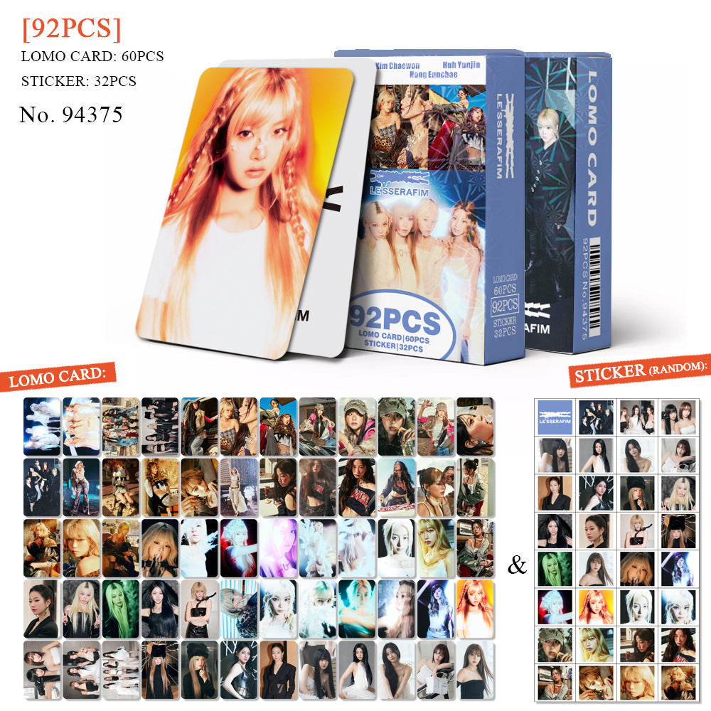 [BULK PRE-ORDER] Set of 5 ALL GIRL GROUPS Lomocard Packs (92pc)