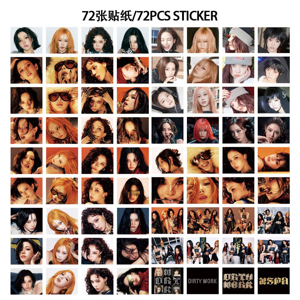 [Në Gjendje] AESPA 'Dirty Work' lomocards (127pcs)