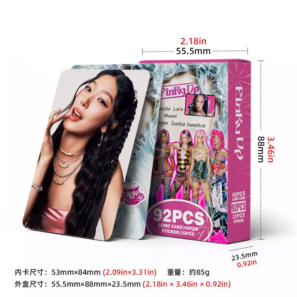 [Në Gjendje] KATSEYE 'Pinky Up' lomocards (92pcs)