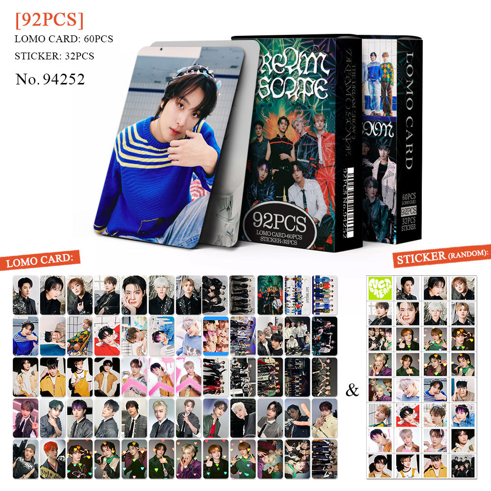 [BULK PRE-ORDER] Set of 5 From ALL BOY GROUPS Lomocard Packs (92pc)