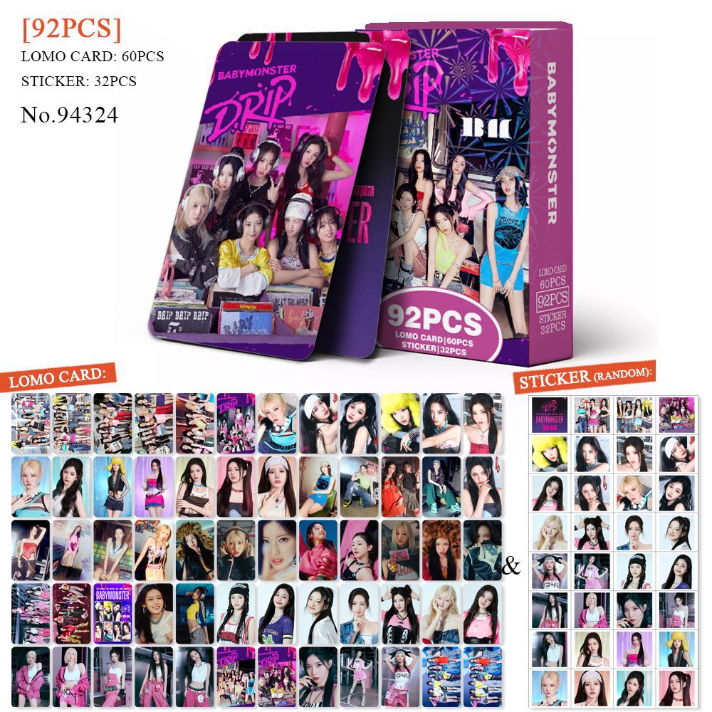 [BULK PRE-ORDER] Set of 5 ALL GIRL GROUPS Lomocard Packs (92pc)