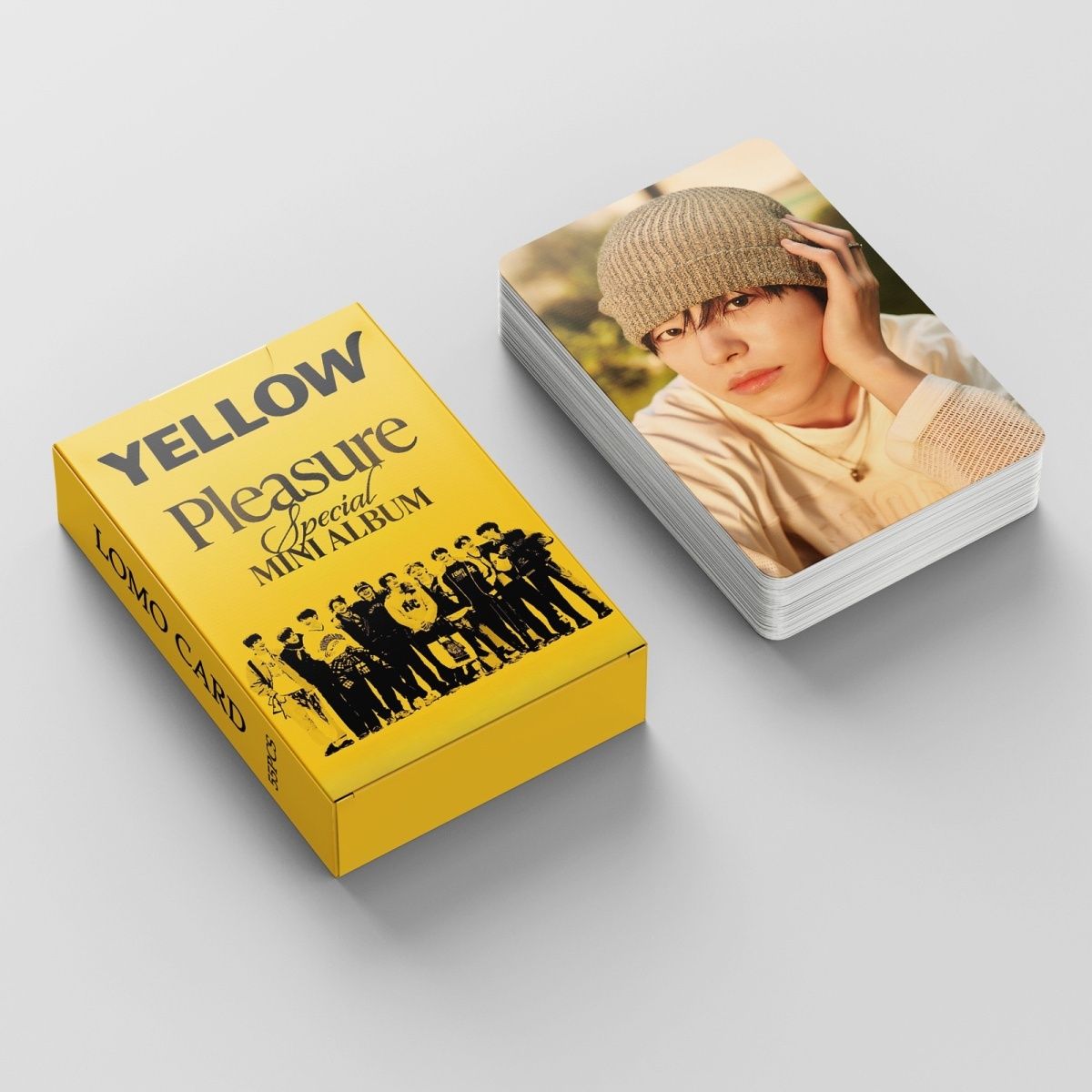 [PRE-ORDER] TREASURE 'Pleasure' yellow ver. lomocards (55pcs)