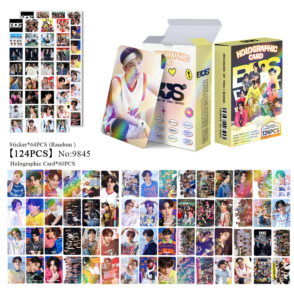 [BULK PRE-ORDER] Set of 5 ALL BOY GROUPS Lomocard Packs (124pc)