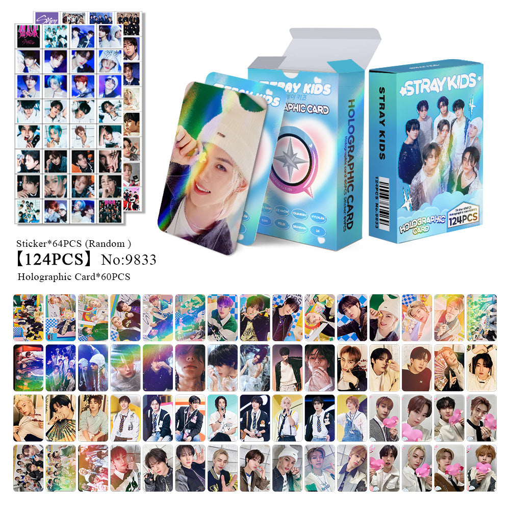 [BULK PRE-ORDER] Set of 5 ALL BOY GROUPS Lomocard Packs (124pc)