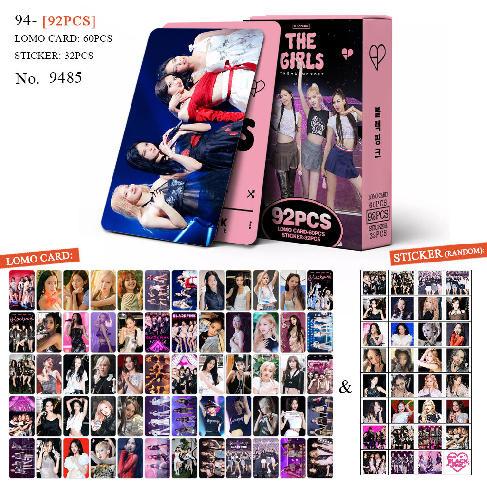 [BULK PRE-ORDER] Set of 5 ALL GIRL GROUPS Lomocard Packs (92pc)