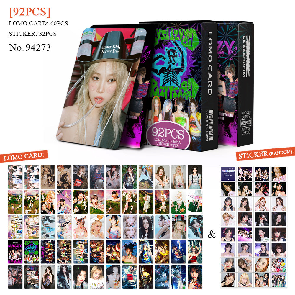 [BULK PRE-ORDER] Set of 5 ALL GIRL GROUPS Lomocard Packs (92pc)