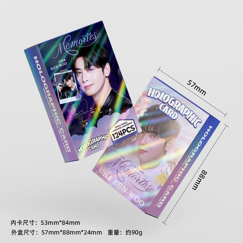 [PRE-ORDER] ASTRO ChA EUN-WOO holographic lomocards (124pcs)