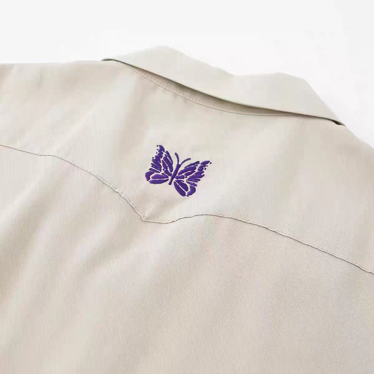 [PRE-ORDER] Bangtan Closet: Needless Suga's Butterfly Embroidery Loose Shirt