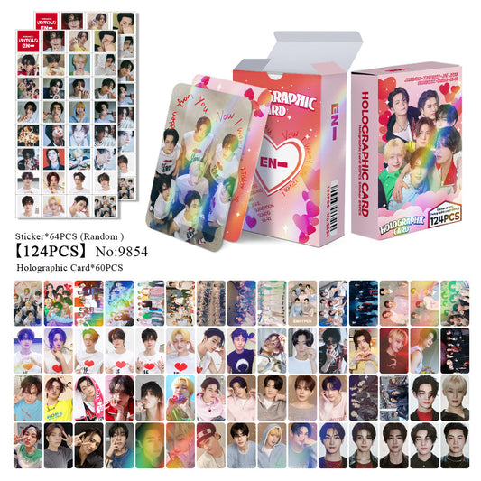 [Në gjendje] ENHYPEN 'ROCK en Roll' holographic lomocards (124pcs)