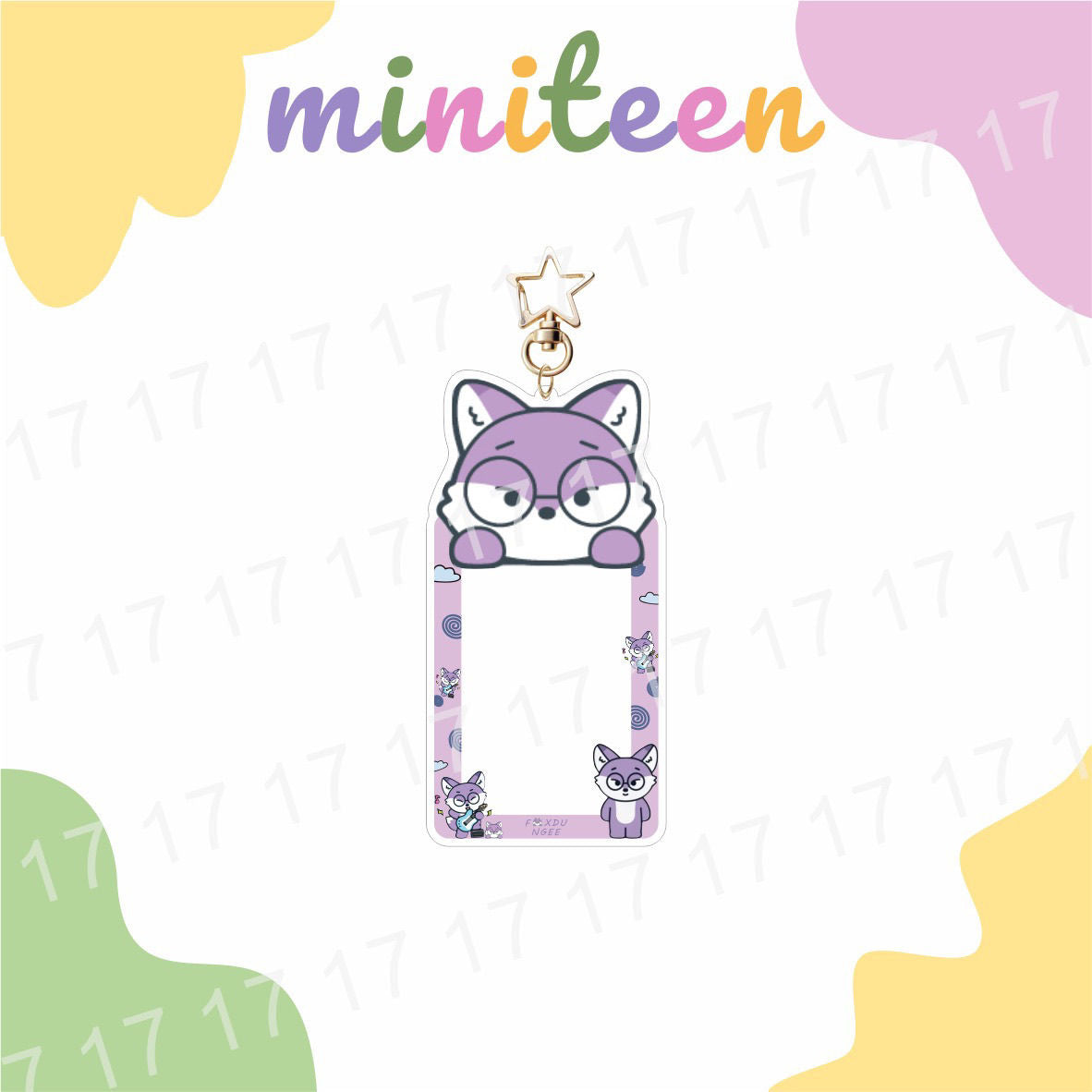 [PRE-ORDER] SEVENTEEN Photocard Acrylic Holder Keyring