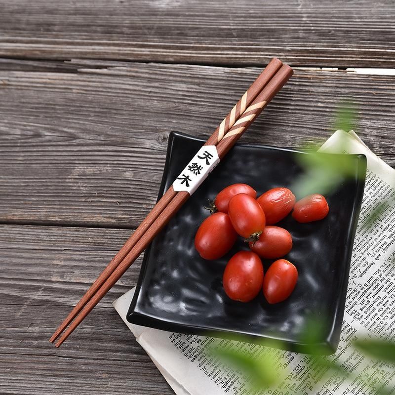 [PRE-ORDER] Set of 5 premium sliced wooden chopsticks