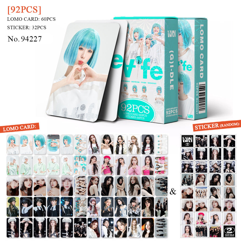 [BULK PRE-ORDER] Set of 5 ALL GIRL GROUPS Lomocard Packs (92pc)