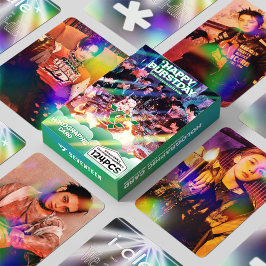 [Në Gjendje] SEVENTEEN 'Happy Burstday' holographic lomocards (124pcs)