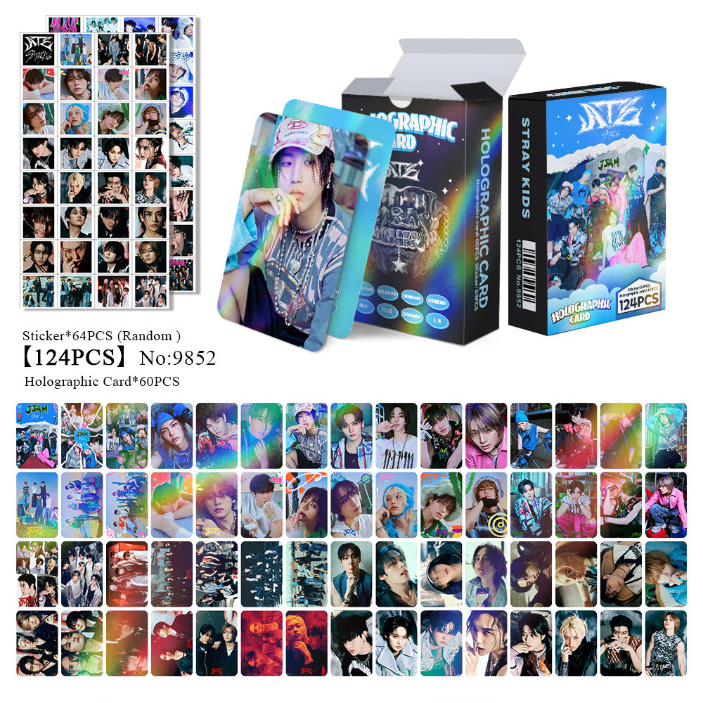 [BULK PRE-ORDER] Set of 5 ALL BOY GROUPS Lomocard Packs (124pc)