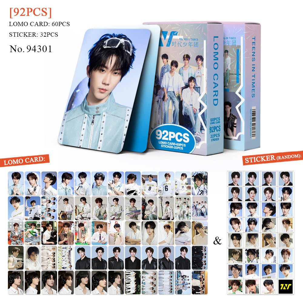 [BULK PRE-ORDER] Set of 5 From ALL BOY GROUPS Lomocard Packs (92pc)