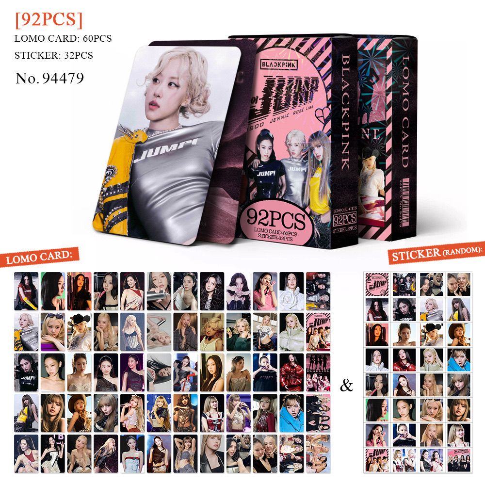 [PRE-ORDER] BLACKPINK 'JUMP' Deadline lomocards (92pcs)