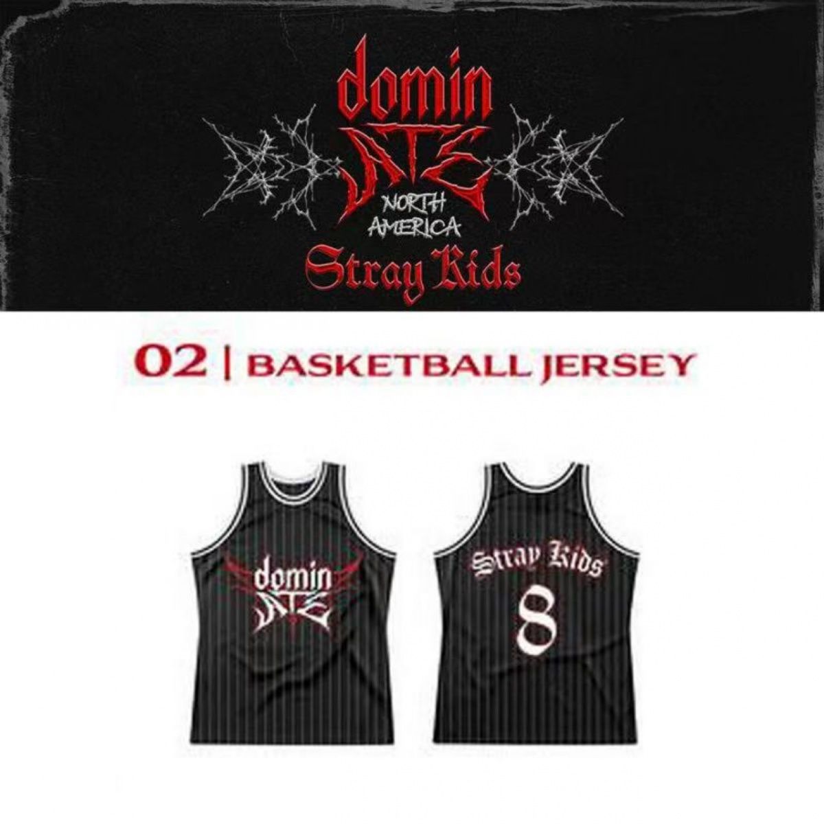[PRE-ORDER] STRAY KIDS DominATE Basketball Jersey