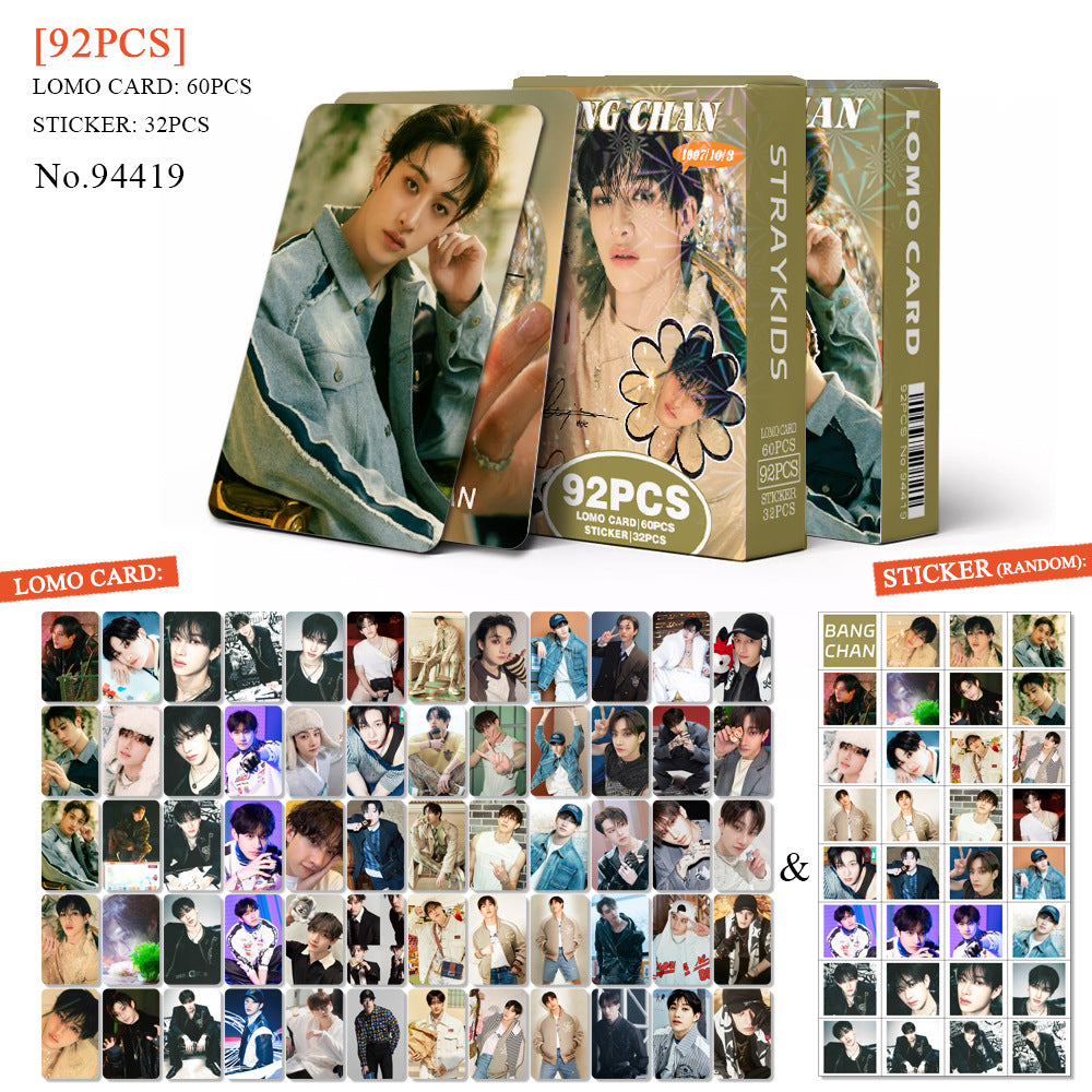 [PRE-ORDER] STRAY KIDS BANGCHAN 'Hollow' lomocards (92pcs)