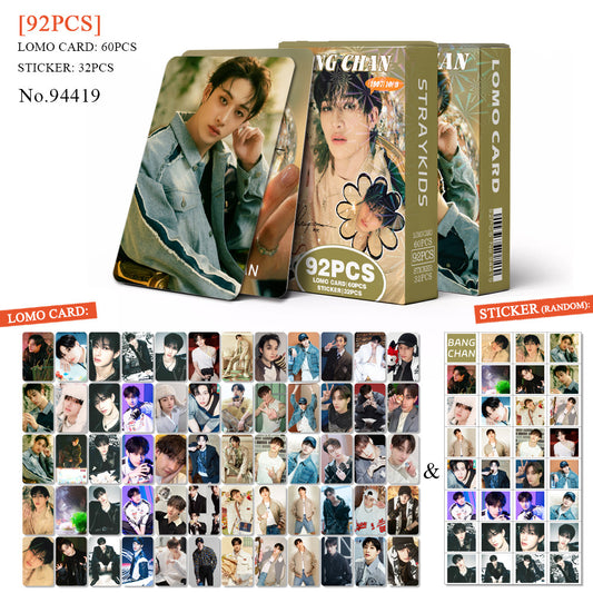[PRE-ORDER] STRAY KIDS BANGCHAN 'Hollow' lomocards (92pcs)
