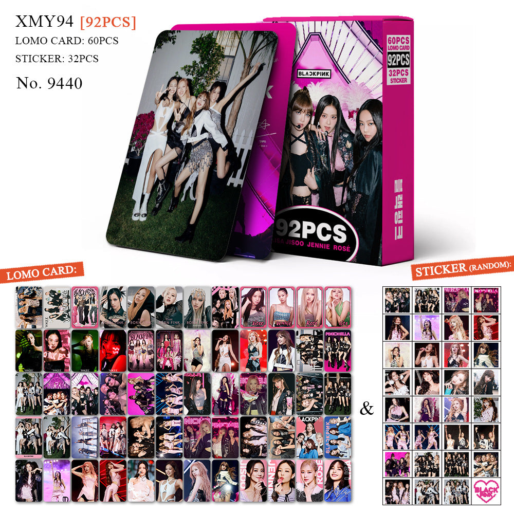 [BULK PRE-ORDER] Set of 5 ALL GIRL GROUPS Lomocard Packs (92pc)