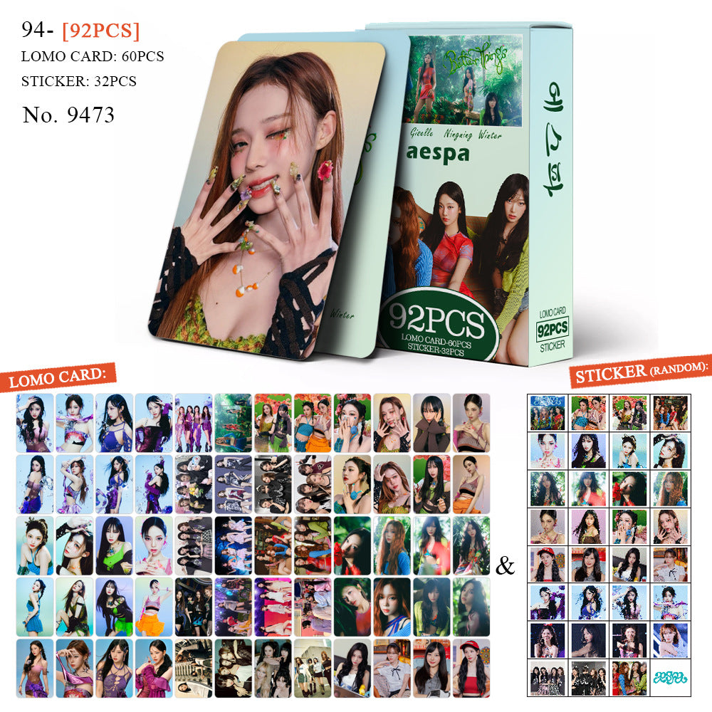 [BULK PRE-ORDER] Set of 5 ALL GIRL GROUPS Lomocard Packs (92pc)