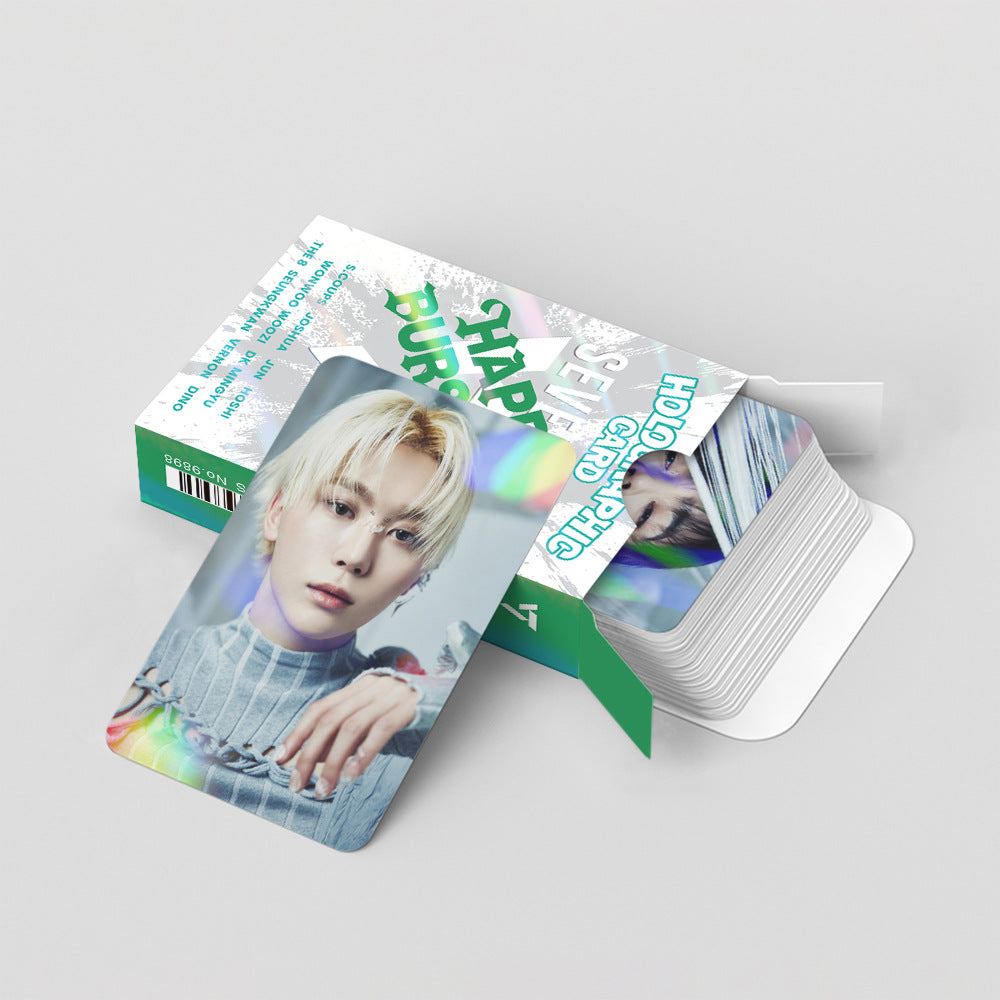 [Në Gjendje] SEVENTEEN 'Happy Burstday' holographic lomocards (124pcs)