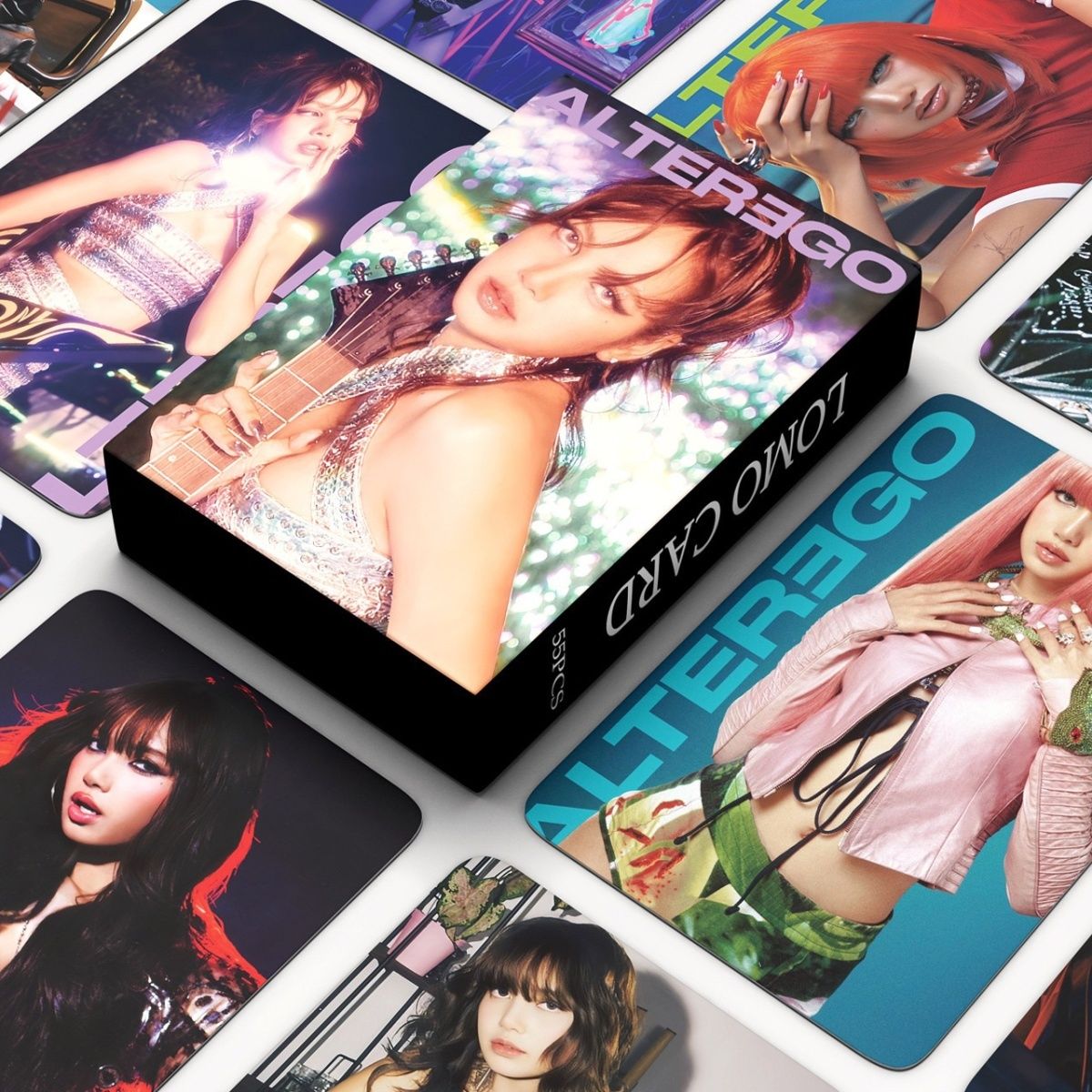 [PRE-ORDER] BLACKPINK Lisa ALTER EGO ver.1 lomocards (55pcs)
