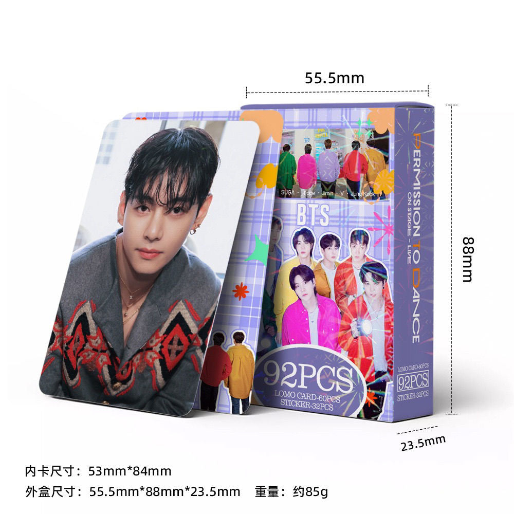 [PRE-ORDER] BTS 'Permission To Dance' lomocards (92pcs)