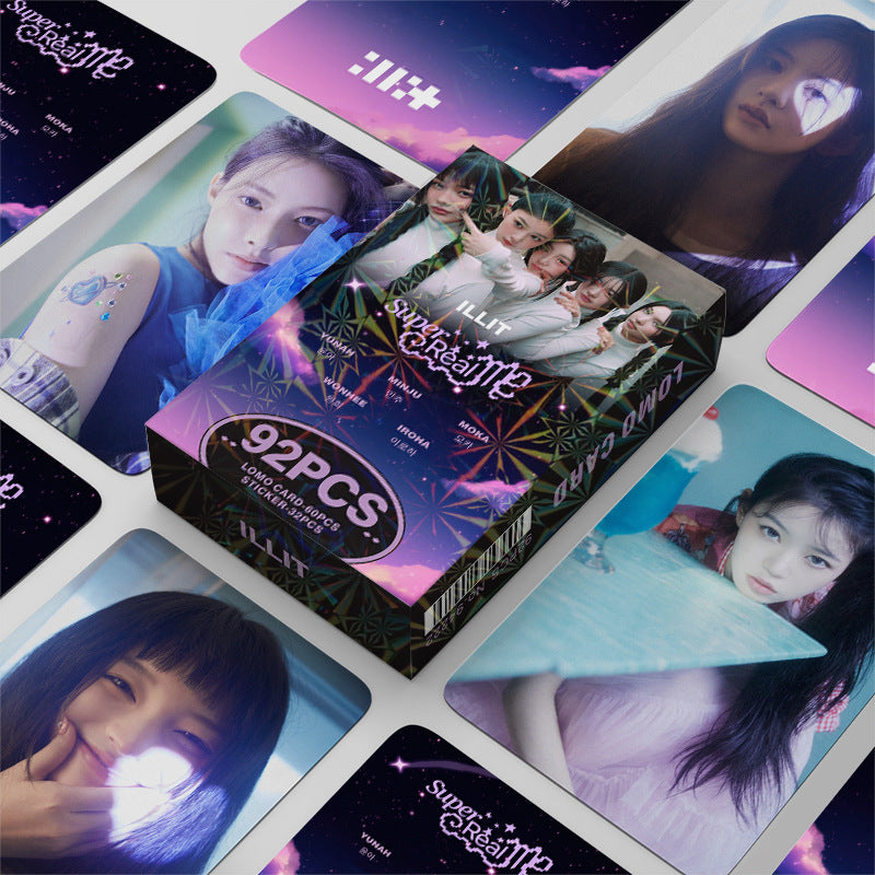 [PRE-ORDER] ILLIT 'Super Real Me' lomocards (92pcs)