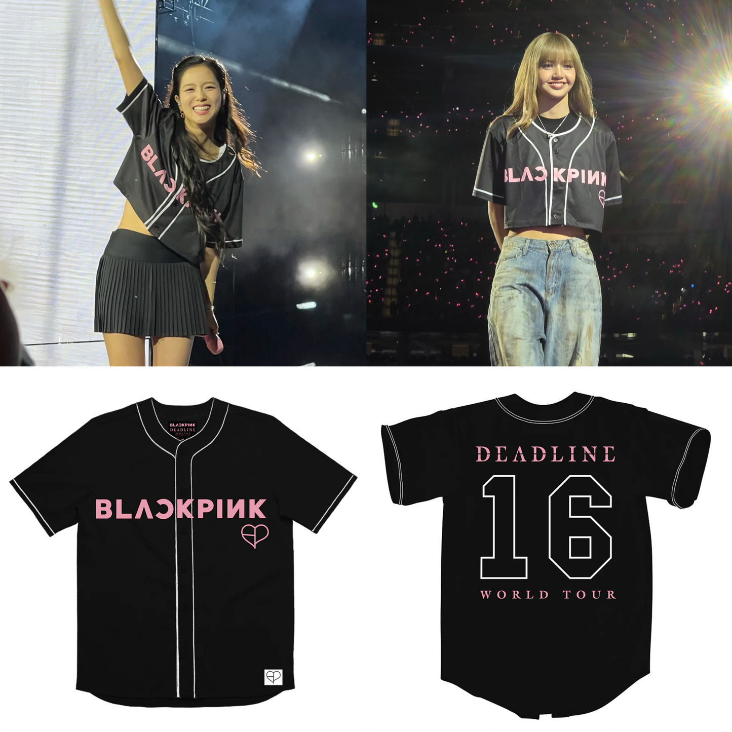 [PRE-ORDER] BLACKPINK 'Deadline' 2025 Concert Baseball Jersey