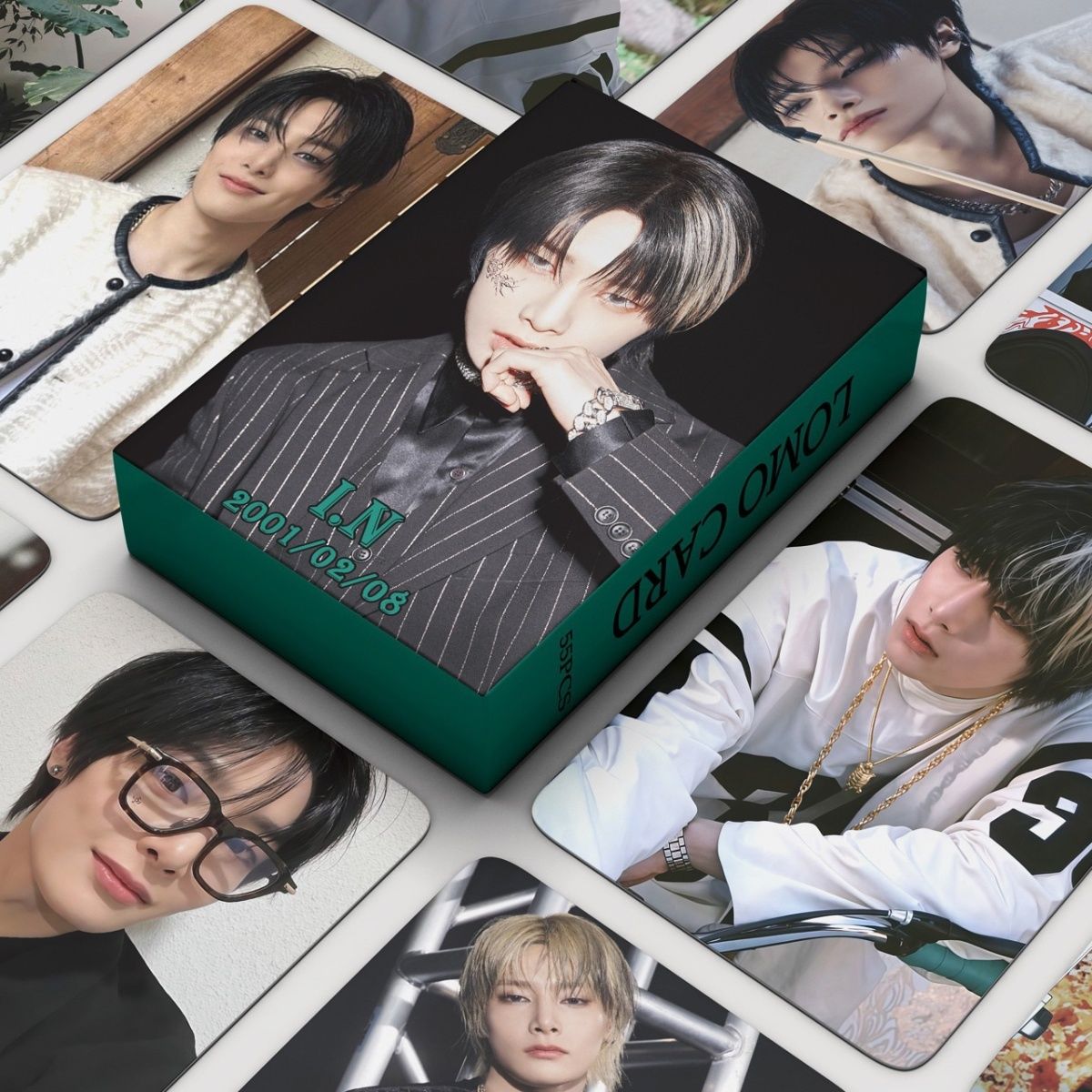 [PRE-ORDER] Stray Kids I.N HOP lomocards (55pcs)