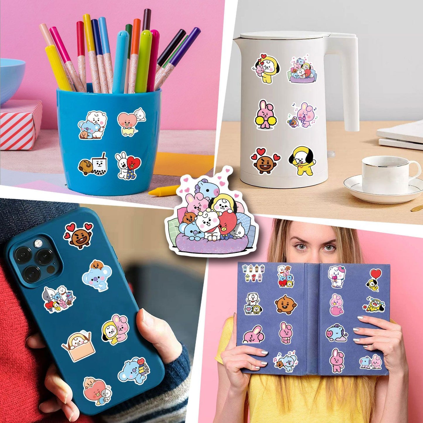 [PRE-ORDER] BT21 stickers SET ver.2 (55pcs)