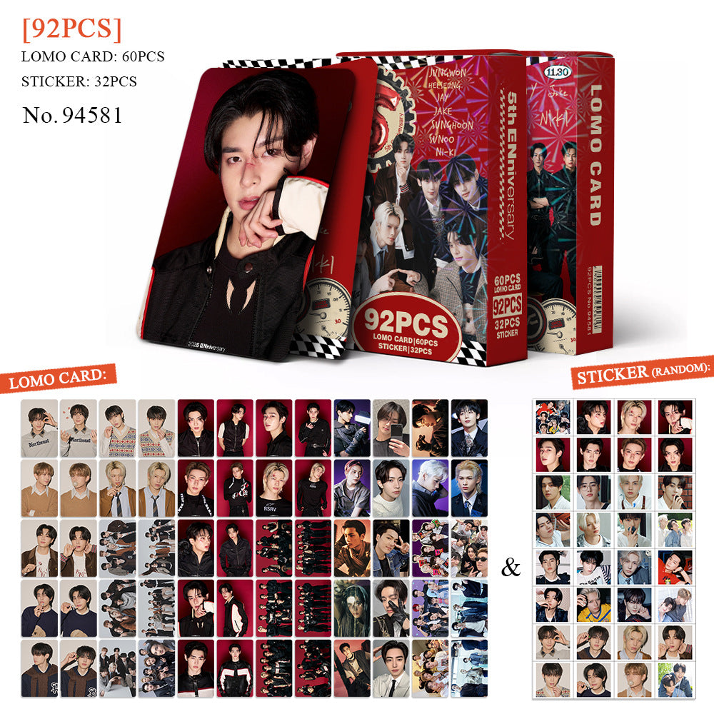 [Në Gjendje] ENHYPEN 5th anniversary lomocards (92pcs)