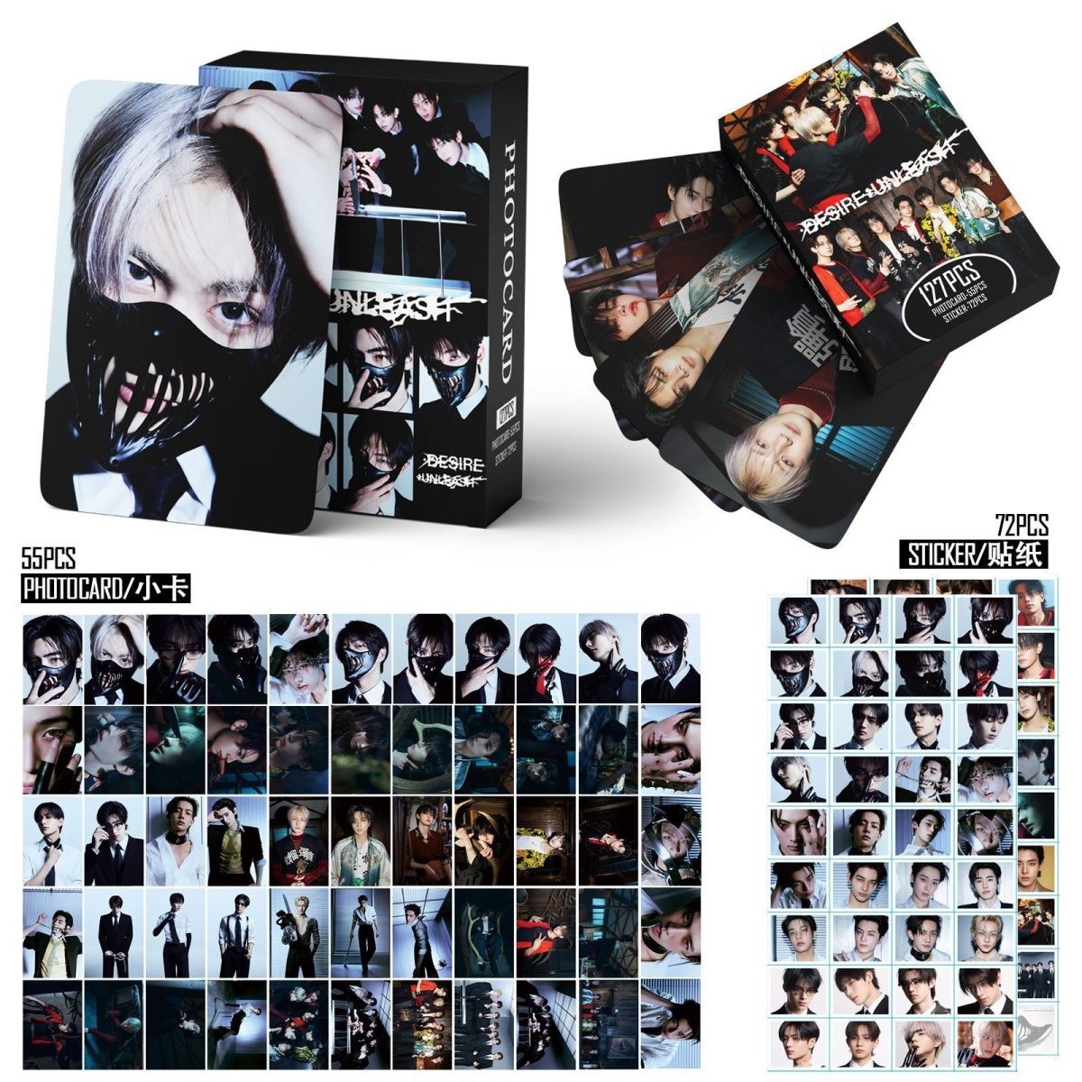 [PRE-ORDER] ENHYPEN MEMBERS 'Desire Unleash' lomocards (127pcs)