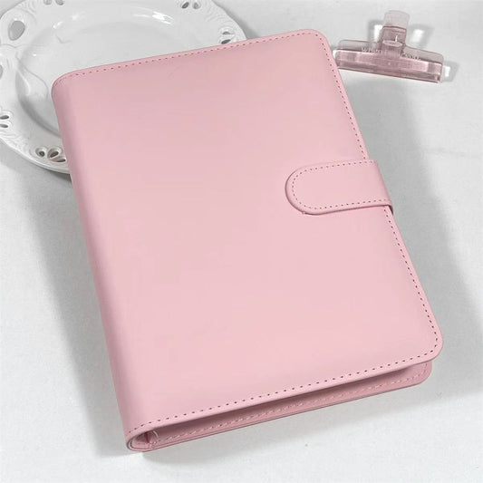 [Në Gjendje] A5 Pink Leather Binder