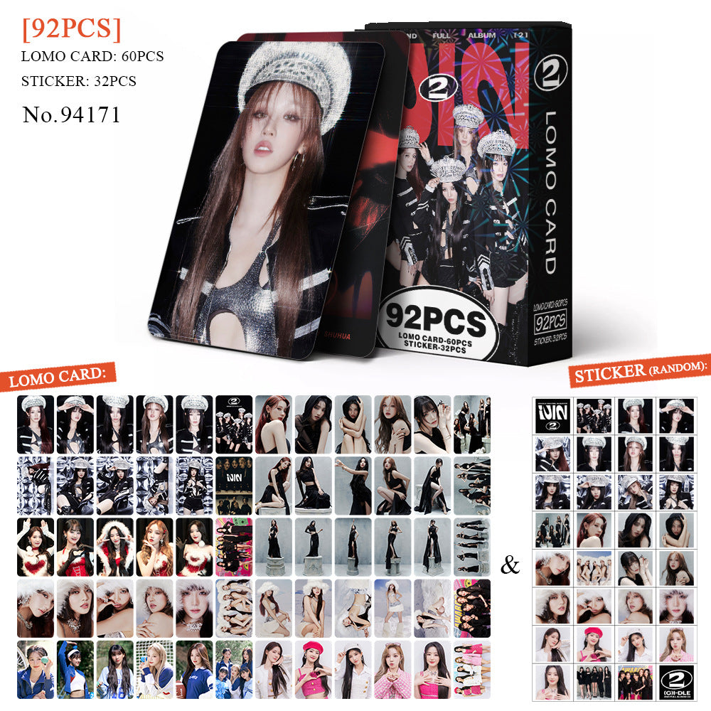 [BULK PRE-ORDER] Set of 5 ALL GIRL GROUPS Lomocard Packs (92pc)