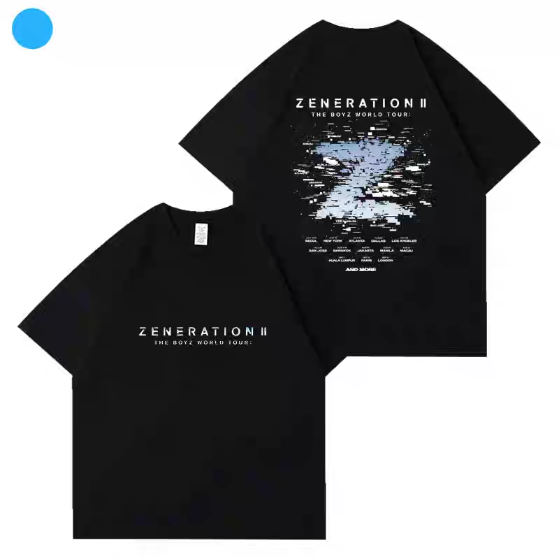 [PRE-ORDER] The Boyz 'Zeneration' World Tour T-shirts