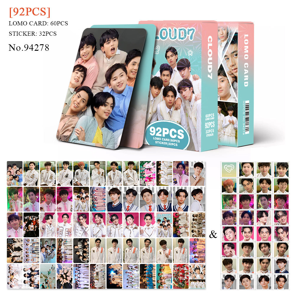 [BULK PRE-ORDER] Set of 5 From ALL BOY GROUPS Lomocard Packs (92pc)