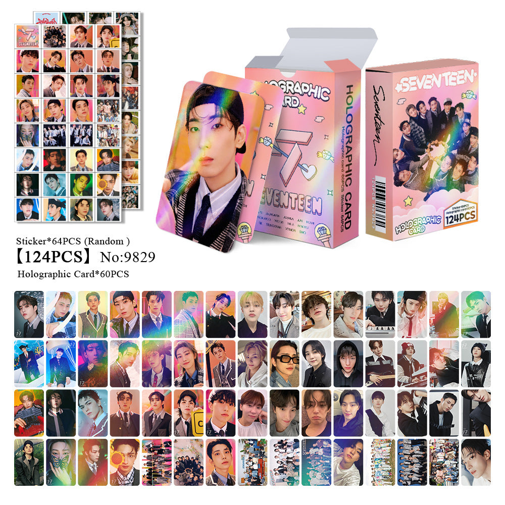 [BULK PRE-ORDER] Set of 5 ALL BOY GROUPS Lomocard Packs (124pc)