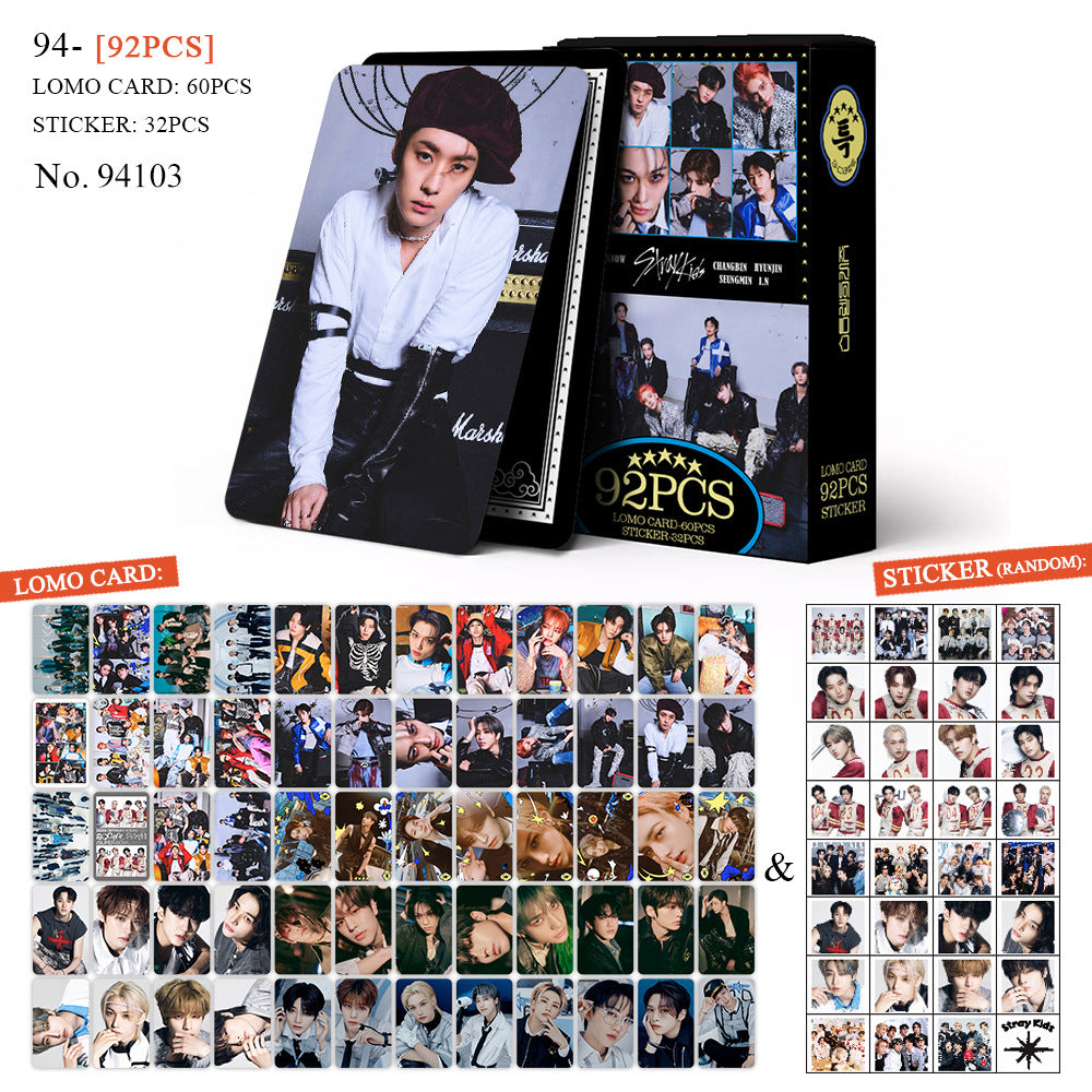 [BULK PRE-ORDER] Set of 5 From ALL BOY GROUPS Lomocard Packs (92pc)