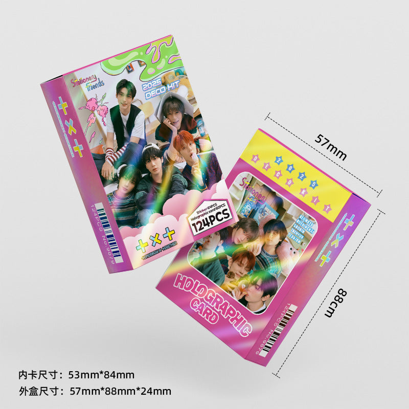 [PRE-ORDER] TXT 2025 DECO KIT holographic lomocards (124pcs)