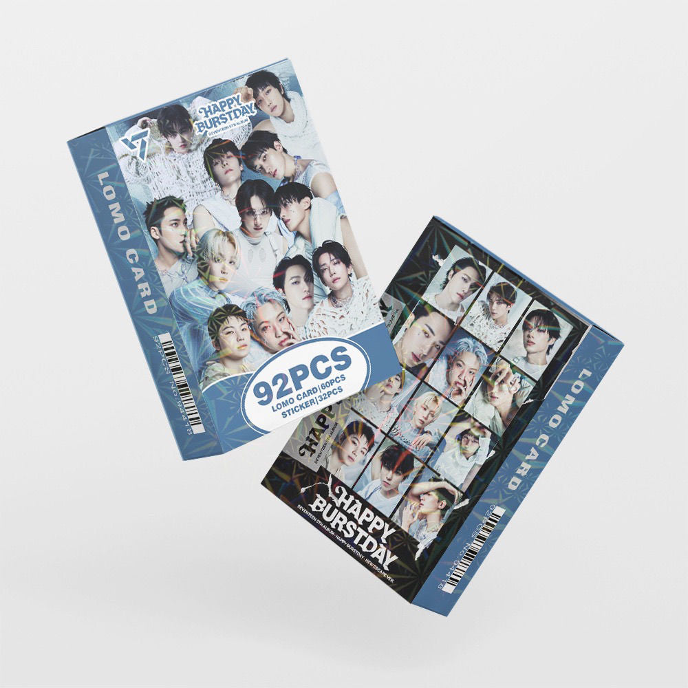 [PRE-ORDER] SEVENTEEN 'Happy Burstday' lomocards (92pcs)