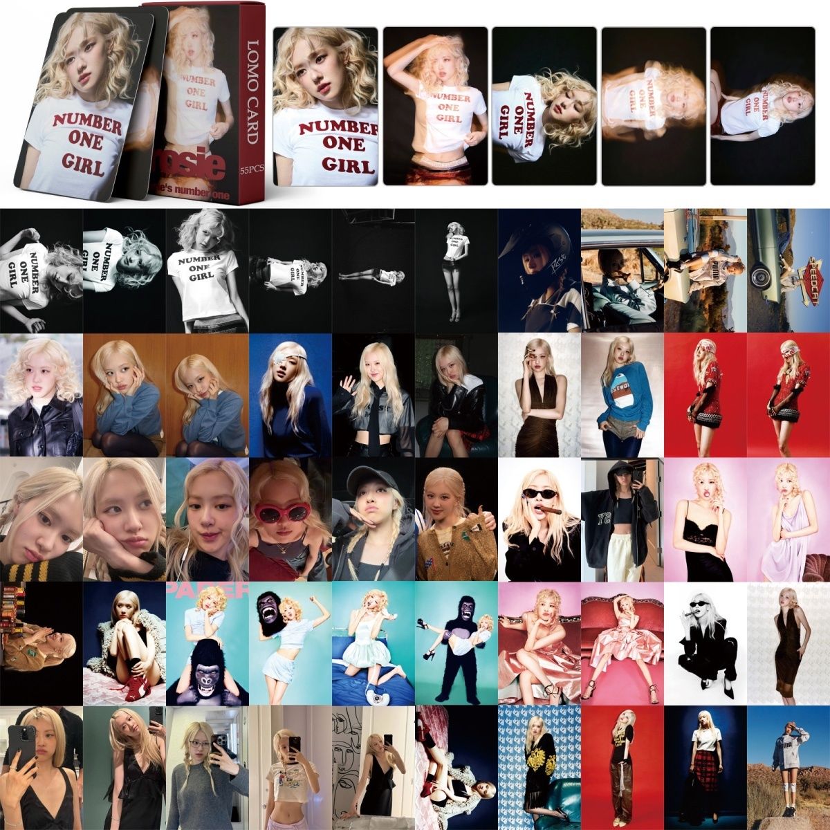 [BULK PRE-ORDER] Set of 5 ALL GIRL GROUPS Lomocard Packs (55pc)