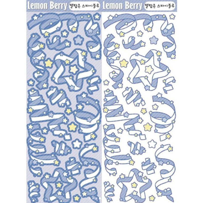 [PRE-ORDER] Korean Star Popcorn Laser Decorative Sticker Tape